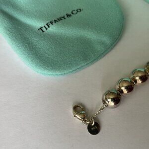 TIFFANY & Co STERLING SILVER BALL 10mm Bracelet --NEW! - TIFFANY & Co Box/Pouch